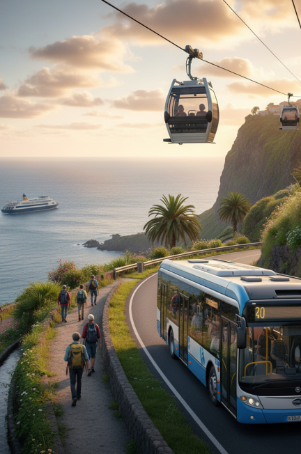 Image pour comment se déplacer à madère sans voiture