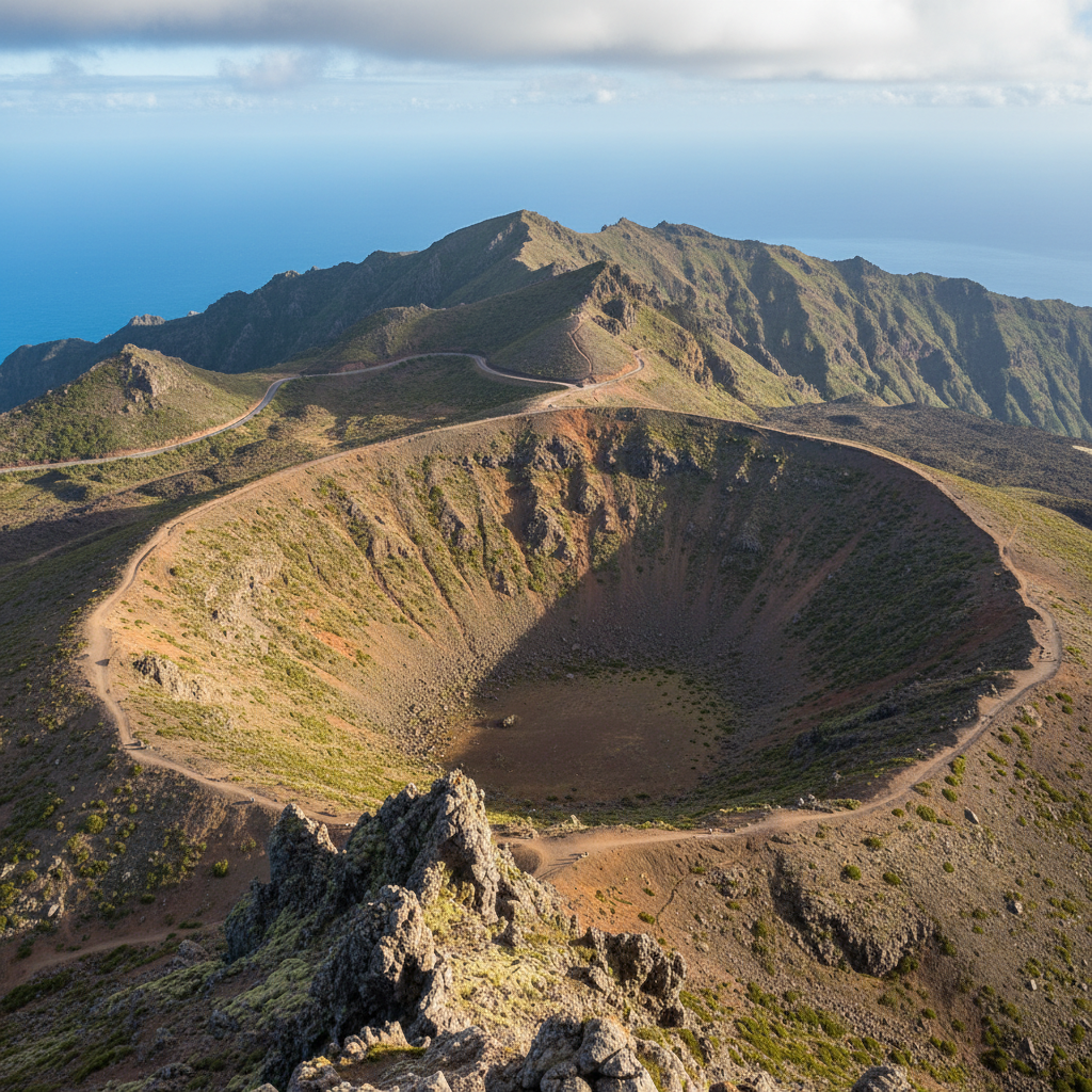 Image pour cratère volcan madère