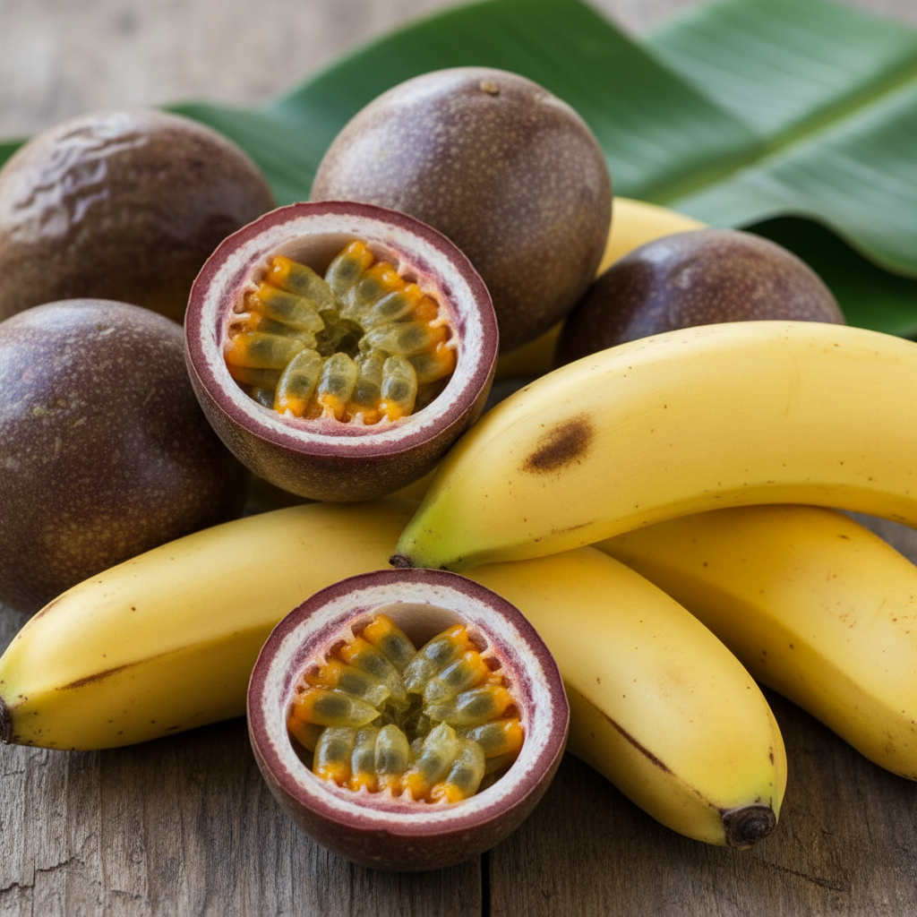Image pour fruit de la passion banane madere