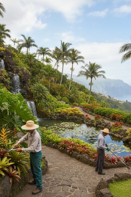 Image pour entretien jardins tropicaux Madère