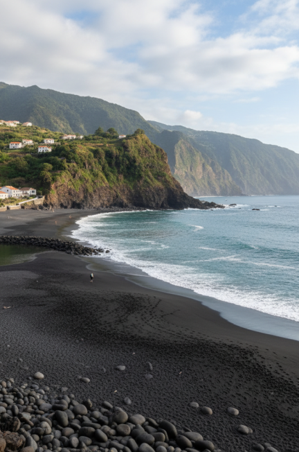 Image pour seixal plage sable noir