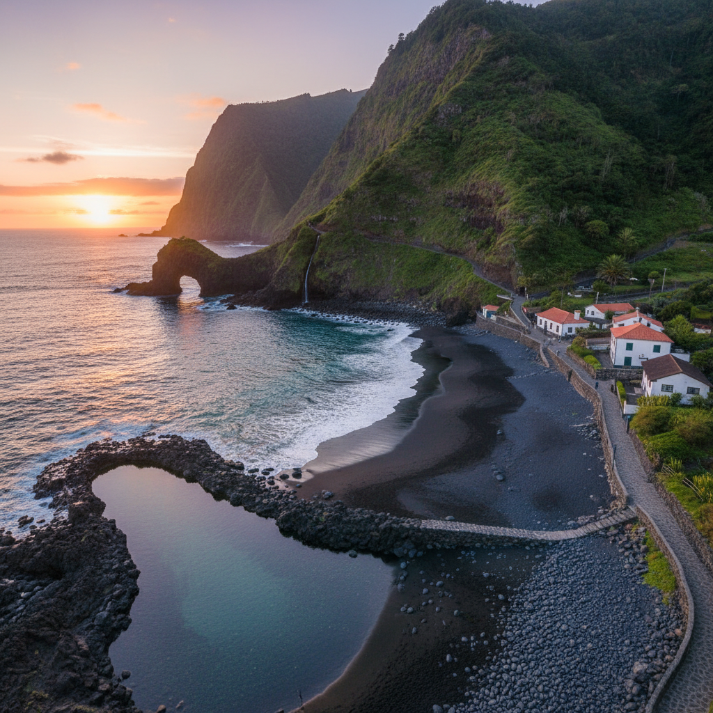 Image pour plage sable noir seixal