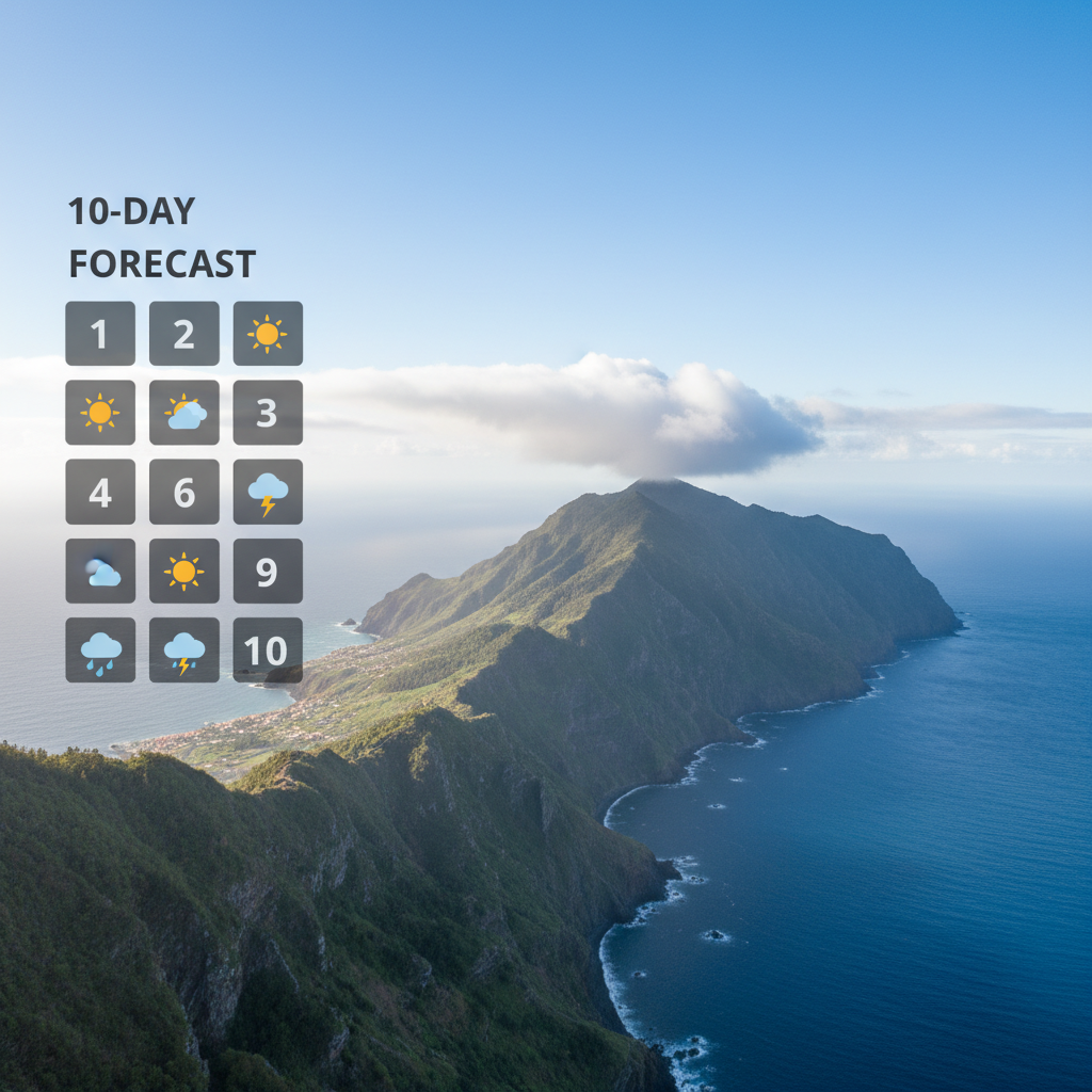 Image pour météo à île de madère sur 10 jours