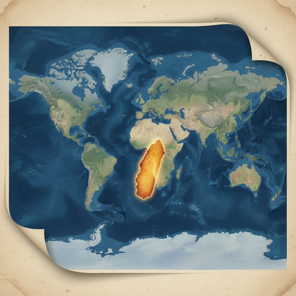 Image pour madère carte du monde